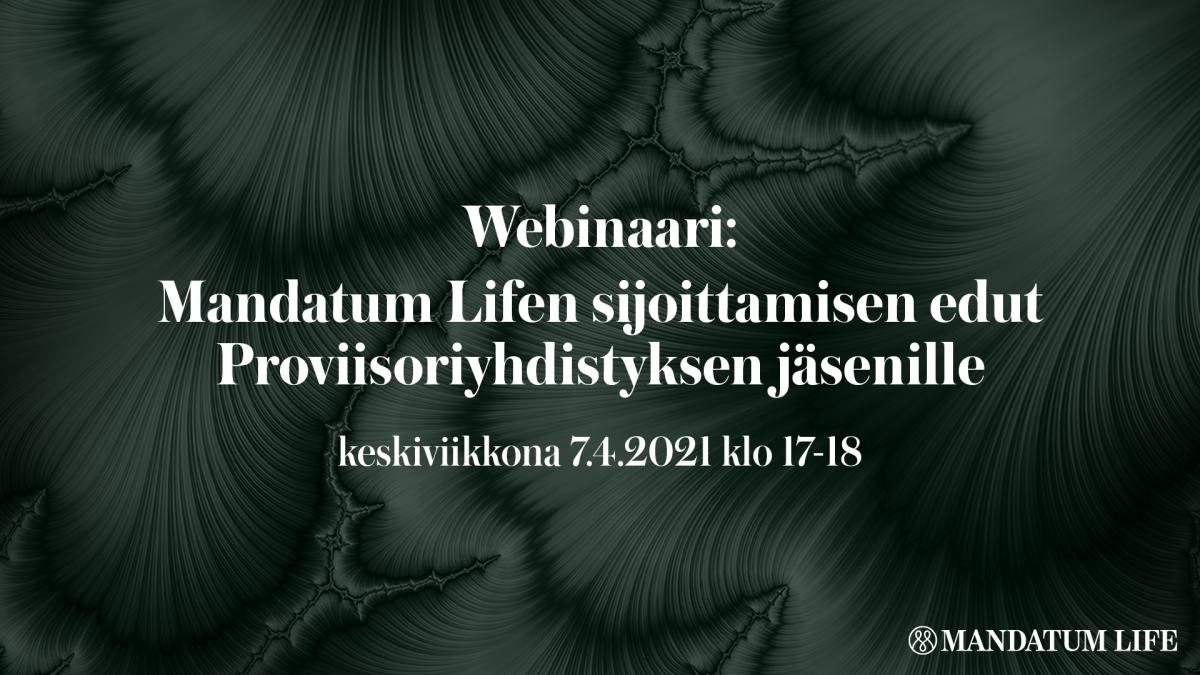 Mandatum Lifen webinaari